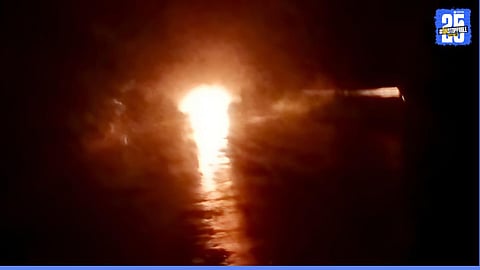 Burning Car