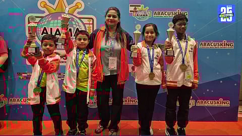 Ambegaon Students Shine in Malaysia at International Abacus Olympiad