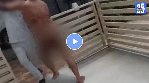 man runs naked uttar pradesh video extra marital affair oyo hotel video