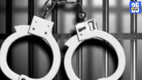 Recovered telecom batteries and accused in custody after police crackdown on serial thefts.