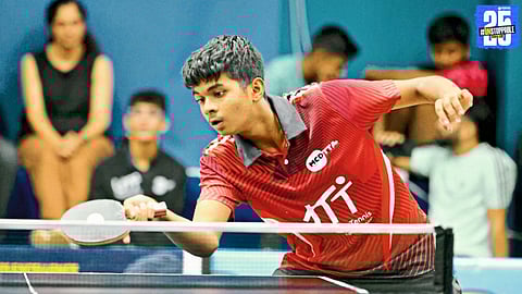 Table Tennis Star Parth Magar Shines with Triple Victory