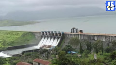 Ujani dam releasing 50,000 cusecs of water into Bhima river after reaching 97.13% storage – flood alert issued.