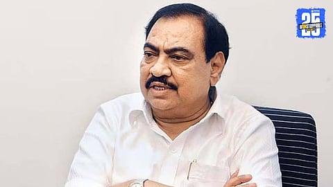Eknath Khadse questions Pune Police on rave party definition after raid in Kharadi. His son-in-law Pranjal Khewalkar arrested despite no drugs found. 