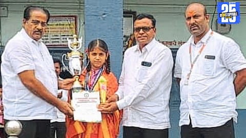 SVCS student Varsha Katwale wins national-level gold medal at Delhi competition; a proud moment for Solapur.
