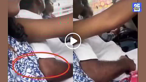 Crowded bus harassment Woman slaps molester video viral