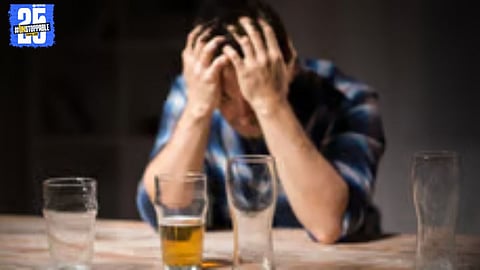 A Solapur village alley where illegal hand-brewed liquor operations run uninterrupted, affecting families and women.