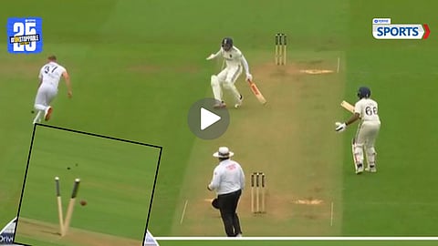 Shubman Gill run out after slip in 5th Test