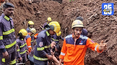 Pune: पुण्यात ड्रेनेज लाईनचं खोदकाम सुरु असताना तीन कामगार ढिगाऱ्याखाली अडकले, एकाचा मृत्यू