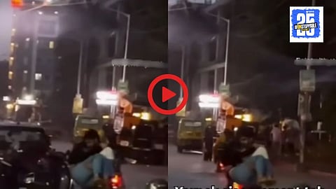 girlfriend carried in flood