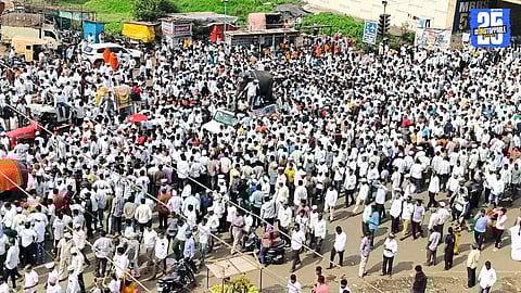 Citizens of Kolhapur participate in a silent rally to the District Collector’s office, demanding justice for ‘Mahadevi’.