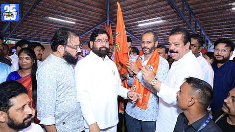 Political turmoil brews as Shinde Sena backs extortion-accused ex-corporator, putting CM Shinde’s integrity in question.”