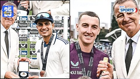 Shubman Gill and Harry Brook get Player of the Serie