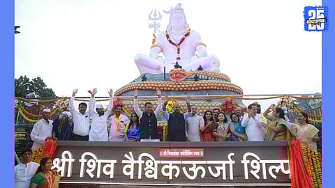 Grand Inauguration of 60-Foot Shri Shiva vaishvikurja Sculpture near Ghodgaon