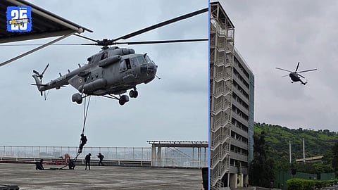 nsg commando mock drill in hinjewadi