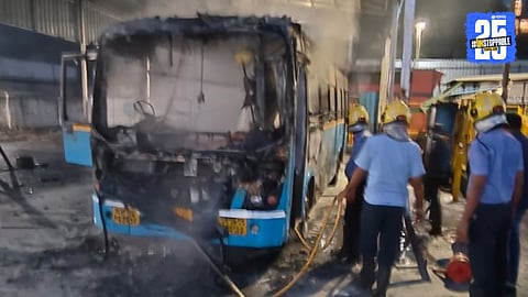 PMPML Bus Fire 
