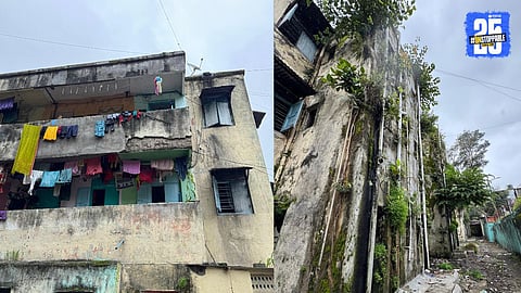 Pandavnagar PMC Quarters Crumbling While Workers Suffer"