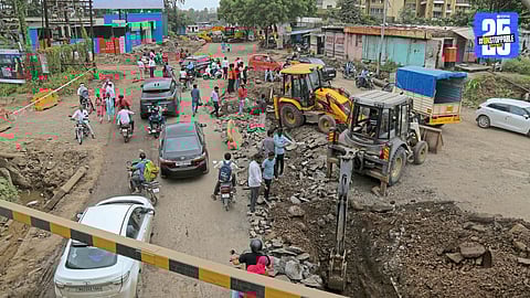 Punawale Traffic Jam