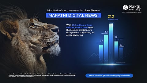 Esakal Comscore Data Confirms Top Ranking for Two Consecutive Months