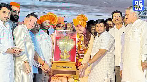 MLA Satyajit Deshmukh outlining his vision to make Shirala a global tourism hub.