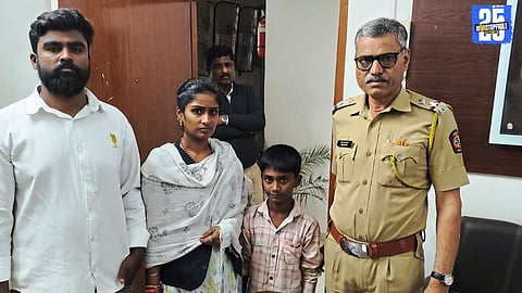 A missing boy who cycled 50 km after a family dispute was safely rescued by a quick-thinking auto driver in Solapur.