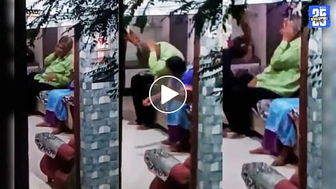 Shocking Nagpur Video Son Assaults Father Relax Mother Appling Henna