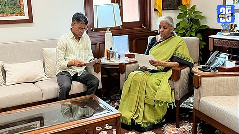 mp nilesh lanke and nirmala sitharaman