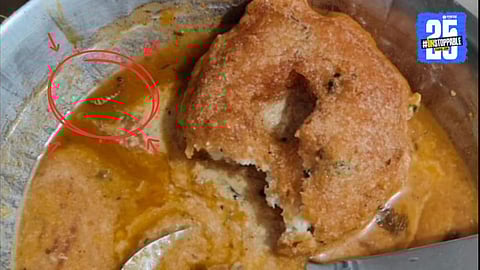 Worm found in idli vada at kalyan