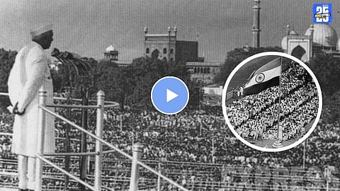 Pandit Nehru Red Fort Speech Video
