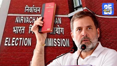 Election Commission on Rahul Gandhi