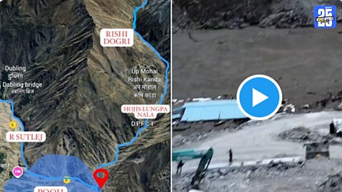 Viral Video Indian Army Rescues Workers in Kinnaur Flashflood