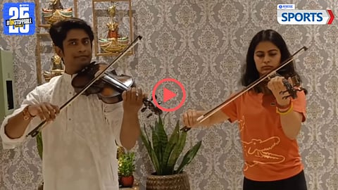 Manu Bhaker Plays National Anthem on Violin