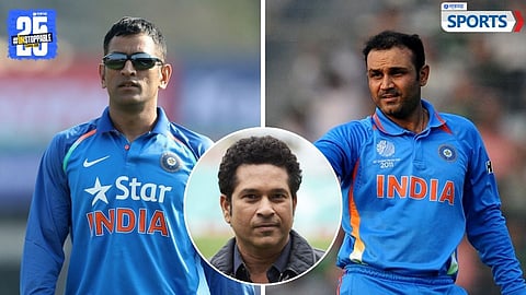MS Dhoni - Virender Sehwag - Sachin Tendulkar