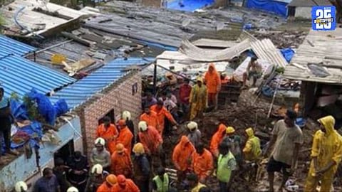 मुंबईत मुसळधार, विक्रोळीत दरड कोसळून बापलेकीचा मृत्यू, तर दोघे गंभीर जखमी