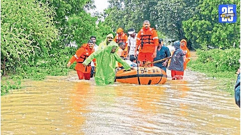 nanded flood water