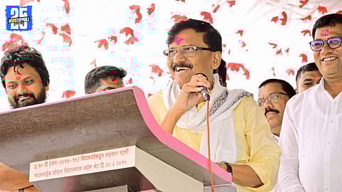 "Sanjay Raut credits Balasaheb Thorat for bringing Sangamner to new heights of development and prosperity."