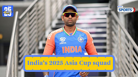 Team India Squad Announced for Asia Cup 2025