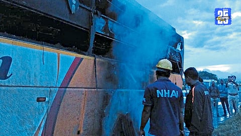 bus fire