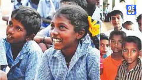 Ashram School Students