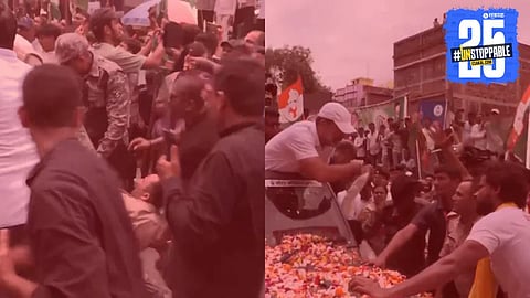 Rahul Gandhi Voter Adhikar Yatra Accident in Bihar 