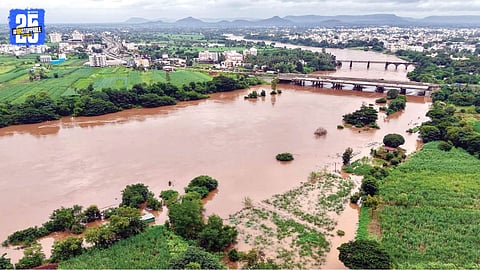 krishna river flood water