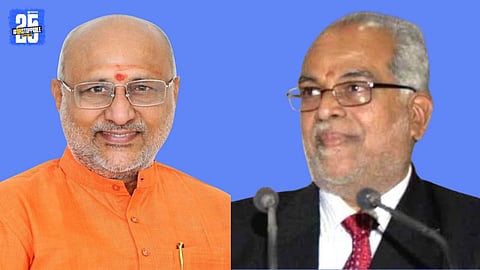 CP Radhakrishnan and justice b sudarshan reddy