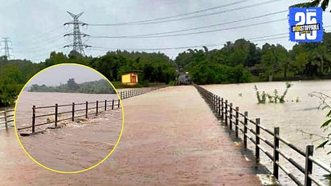 Ulhas River crossed danger level 