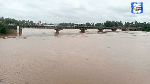 Krishna River Crosses 50 Ft Mark; Villagers Move 150 Cattle from Ghats