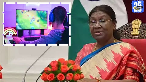 President Droupadi Murmu grants approval to the Online Money Gaming Bill aimed at regulating digital gaming activities in India.