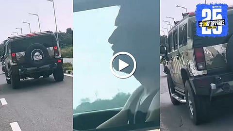 MS Dhoni Army Themed Hummer