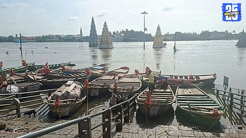 Floodwaters of Bhima River recede; officials begin panchnama as 39 families from 9 villages shifted to safe shelters.