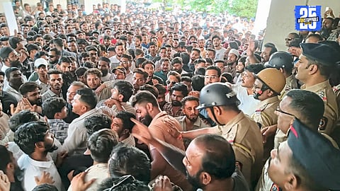 Ahmednagar police arrest miscreants after vandalism at a religious site; citizens urged to maintain peace.