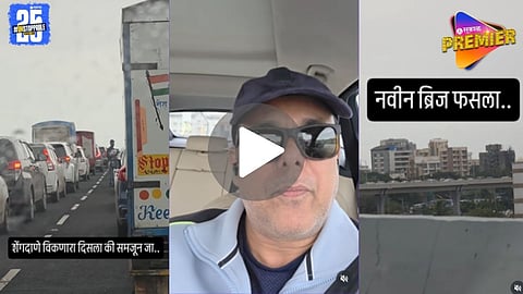 Sumeet Raghvan viral video on Mumbai traffic jam