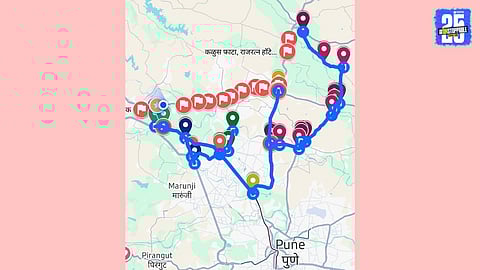maratha morcha map