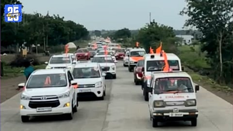 maratha morcha sangola vehicles